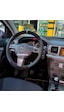 Opel Astra H Dikme Direksiyon Kılıfı Noktalı-Alkantra Gri Yüzüklü