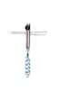 Leva House Burgulu Metal Sıkma Aparatlı Plaj Şemsiye Kazığı 40 Cm
