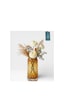 Chacha Home Luxury Bubble İthal Cam Vazo 23 Cm Bal Chacha Home Luxury Bubble İthal Cam Vazo 23 Cm Bal