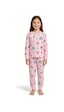 Cute Hello Kitty Ve Kuromi Desenli Kız Çocuk Pijama Takımı Pembe
