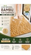 Lüx Model Bambu Kaydırmaz Banyo Paspası 42x62 Cm Suya Dayanıklı Doğal Bambu Zemin Matı Ahşap Lüx Model Bambu Kaydırmaz Banyo Paspası 42x62 Cm Suya Dayanıklı Doğal Bambu Zemin Matı Ahşap