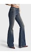 it's basic Kadın T.kot Rengi 2w5-8 Mid Rise Flare Fit İç Boy 83cm Esnek Kumaş Denim Jean