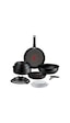 Tefal Ingenio Excellence Fusion Core 9x Büyük Tencere Ve Tava Seti - 14 Parça - Siyah