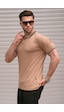 Madmext Vizon Polo Yaka Regular Fit Erkek T-shirt 6110-vizon Vizon