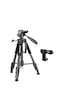 Blic Np-8850 1.75 Metre Profesyonel Alüminyum Tripod 360 Döner Başlık Taşıma Çantalı 3kg Taşı Siyah