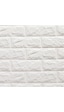 Yapışkanlı Sünger Beyaz Tuğla Duvar Kağıdı Paneli 70X77 Cm 6 Adet
