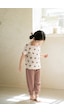 Cigit Desenli Pijama Takımı 1-7 Yaş Ekru