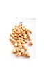 100 Gr 275 Adet Ahşap Boncuk 12 Mm Boy X 10 Mm En Doğal Ahşap Makrome El İşi Çanta