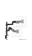 Ergoflex S16 Çift Kol 22-35inch Amortisörlü 2-9 Kg Monitör Standı 2026 Versiyon Gri