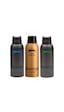 Slazenger Active Sport Gold + Mavi + Yeşil Erkek Sprey Deodorant 3 x 150 ML