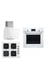 Bosch HBF512BW1T - POP6C2P30O - DWK63PJ20T 3'lü Beyaz Ankastre Set 298