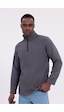 Freemen Erkek Fit Dik Yaka Yarım Fermuarlı Sweatshirt Polar Mor