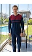 Remsa Erkek Uzun Kol Penye Pijama Takımı 3020 Lacivert