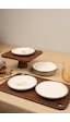 Moderna 6 Parça 15cm Pasta Tabağı Tarçın Krem