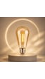 St6 Led Filament Ampul 6w 2700k Amber Cam Sarı Işık 600 Lümen Tekli
