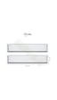 Paslanmaz Krom Metal Plakalık 52.7Cm X 11.5Cm 2 Adet 357558117