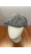 Hamze Peaky Blinders Vintage Model Ekoseli Kışlık Kasket Şapka Siyah
