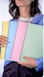 Dream Notes 4 Farklı Renk Çizgisiz A4 Defter Seti Sarı - Mavi - Yeşil - Pembe