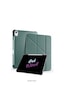 Apple Uyumlu iPad 11. Nesil A16 2025 11 İnç Kalem Bölmeli Standlı Fuchsia Tri Folding Tablet Kılıfı Tablet Kılıfı