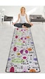 Sirsasana 60x200 Cm Yoga,spor,fitness,pilates Halısı Yoga Matı Yıkanabilir Kaymaz Djth Renkli