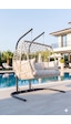 Lüx Çift Kişilik Rattan Bahçe Ve Balkon Salıncağı Krem Lüx Çift Kişilik Rattan Bahçe Ve Balkon Salıncağı Krem