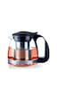 Yakut Cam Demlik Siyah 700 ML Yakut Cam Demlik Siyah 700 ML