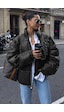 Madmext Siyah Oversize Basic Deri Mont Mg1387-siyah Siyah Madmext Siyah Oversize Basic Deri Mont Mg1387-siyah Siyah
