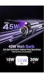 45w Işıklı Ve Kokulu Araç Şarj Cihazı Hızlı Şarj Usb-c & İos Uyumlu Atmosfer Işığı 45w 1 Type C