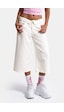 it's basic Kadın Kırık Beyaz 7s6-101 Straight Fit Maxi Bermuda Denim Şort it's basic Kadın Kırık Beyaz 7s6-101 Straight Fit Maxi Bermuda Denim Şort