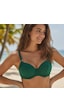 Bonbon Kadın Plaj Giyim Koyu Yeşil Renk Balenli Bikini Üst Bb2550