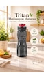 Porsima 911037-2 Bpa Free Motivasyon Sporcu Su Matarası Suluk 0,7lt Su Şişesi Fuşya