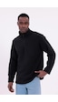 Freemen Erkek Fit Dik Yaka Yarım Fermuarlı Sweatshirt Polar Siyah