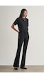 Mizalle Skinny Fit Flare Paça Siyah Denim Pantolon Siyah