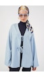 Bigdart Keten Tesettür Kimono 5968 - Mavi