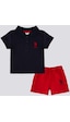 U.S. Polo Assn. Lisanslı Collar Lacivert Erkek Bebek Takımı 5274-43211 Lacivert