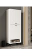 Kuzeylife Stepra 4 Kapaklı 9 Raflı Çok Amaçlı Dolap Beyaz