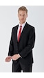 İmza Siyah Gabardin Mono Yaka 6 Drop Comfort Fit Rahat Kesim Basic Takım Elbise 1001245010 Siyah