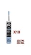 Selsil Mutfak Ve Banyo Silikonu Şeffaf 280 Ml 10 Adet