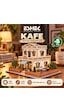 Eshel Kafe Minyatür Maket - 120'li 1:24 Karton Maket Yapım Seti