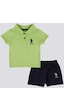 U.S. Polo Assn. Lisanslı Collar Yeşil Bebek Takımı 5274-43238 Sarı