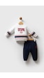 U.S. Polo Assn. Erkek Bebek Beyaz Takım Usb2569-c-v1 Beyaz