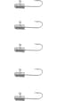 Ada Fishing Aji Fish Jighead 6 No 1,5gr 5 Li Paket