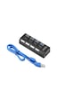 5134 4 Port USB 3.0 2.0 Hub Çoğaltıcı Çoklayıcı Switch Splitter