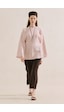 Manuka Keten Bağlamalı Geniş Kol Tunik Pembe Ss26tnk00007-1622 V-7