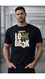 Herkesemoda Lock Back Yazı Detaylı Basic T-shirt Siyah Herkesemoda Lock Back Yazı Detaylı Basic T-shirt Siyah