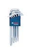 Bosch Profesyonel T10 - T50 Torx Alyan Takımı 9 Parça (10-50 mm) - 1600A01TH4