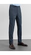 İmza Koyu Lacivert Yan Cep Kazayağı Desen Slim Fit Esnek Classic Pantolon 1003255174