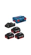 Bosch Gba 18v 5,0ah 3x + Gal 18-40 Cv L-boxx - 0615990l3t