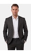 Deepsea Füme Kare Desenli Slim Fit Erkek Takım Elbise Çift Düğme Çift Yırtmaç 2 Li Takım 2601812