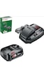 Bosch PBA 18 V 2.5 Ah Yedek Akü + AL 1830 CV Şarj Cihazı - 1600A00K1P